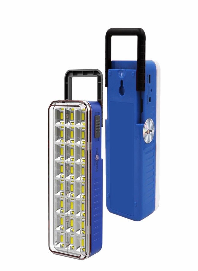 Pick Ur Needs High-Bright 24 LED with Rechargeable Emergency Lantern Floor Lamp Light (Blue) - Image 1